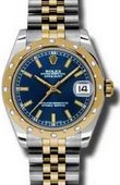 Rolex Datejust 178343 blij 31mm Steel and Yellow Gold 