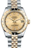 Rolex Datejust 178343 chij 31mm Steel and Yellow Gold