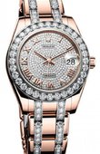 Rolex Часы Rolex Datejust Ladies 81285 Diamonds Bracelet Pearlmaster 34