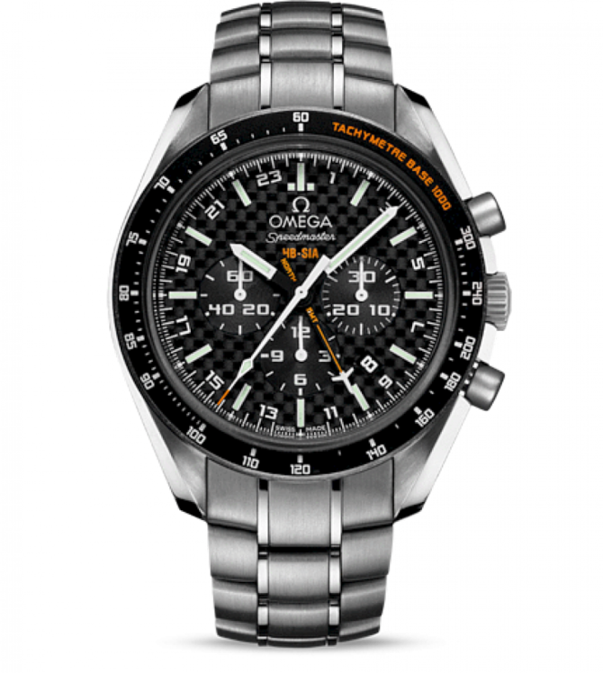 Omega 321.90.44.52.01.001 Speedmaster HB-Sia co-axial GMT chronograph numbered edition - фото 1