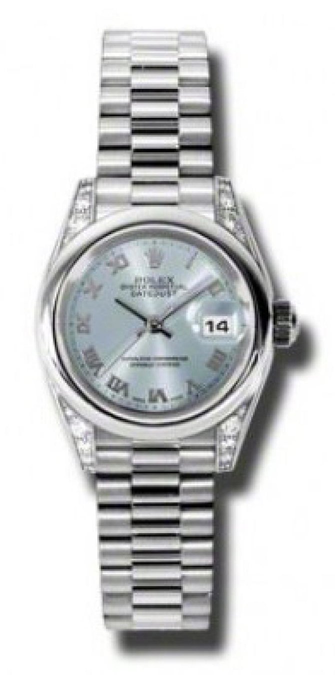 Rolex 179296 gbrp Datejust Ladies 26mm Platinum - фото 1
