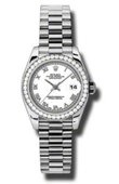 Rolex Часы Rolex Datejust Ladies 179136 wrp 26mm Platinum