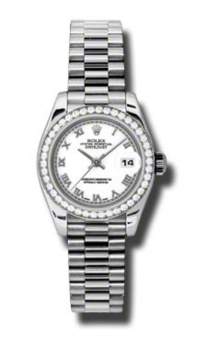 Rolex 179136 wrp Datejust Ladies 26mm Platinum - фото 1