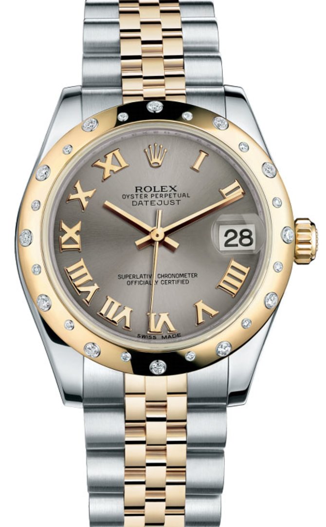 Rolex 178343 grj Datejust 31mm Steel and Yellow Gold 