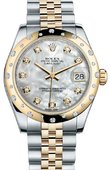 Rolex Datejust 178343 mdj 31mm Steel and Yellow Gold 
