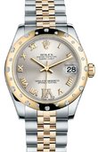Rolex Datejust 178343 sdrj 31mm Steel and Yellow Gold 
