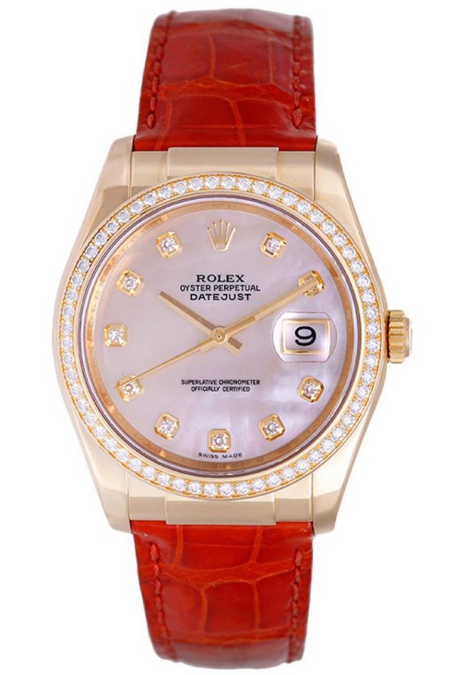 Rolex 116188 White MOP D Datejust 36mm Yellow Gold - фото 1