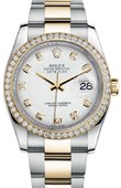 Rolex Datejust 116243 wdo 36mm Steel and Yellow Gold