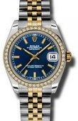 Rolex Datejust 178383 blij 31mm Steel and Yellow Gold 