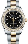 Rolex Datejust 178383 bkio 31mm Steel and Yellow Gold 