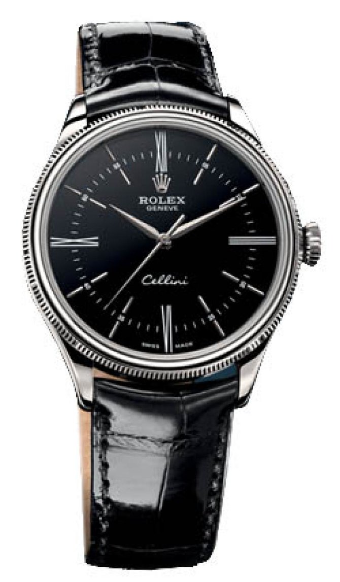 Rolex 50509 black dial Cellini Time