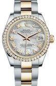 Rolex Datejust 178383 mro 31mm Steel and Yellow Gold 