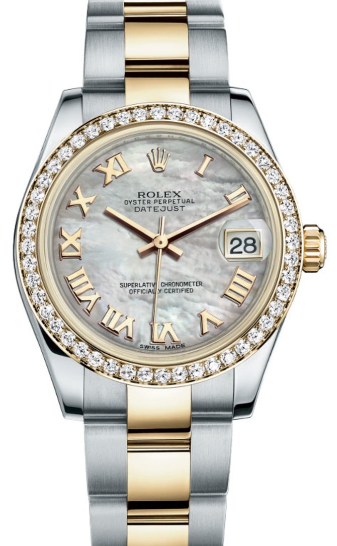 Rolex 178383 mro Datejust 31mm Steel and Yellow Gold 