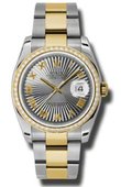 Rolex Datejust 116243 gsbro 36mm Steel and Yellow Gold