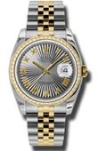 Rolex Datejust 116243 gsbrj 36mm Steel and Yellow Gold