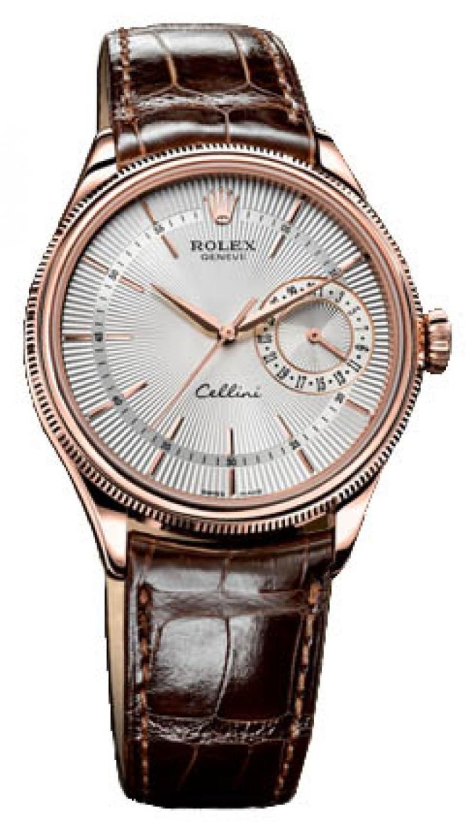Rolex 50515 silver dial Cellini Date