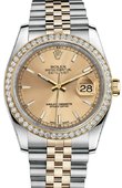 Rolex Datejust 116243 chij 36mm Steel and Yellow Gold