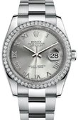 Rolex Datejust 116244 sro 36mm Steel and White Gold