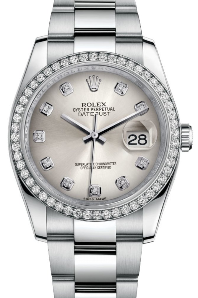Rolex 116244 sdo Datejust 36mm Steel and White Gold