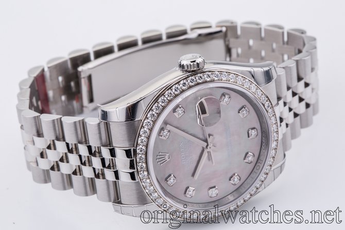 Rolex 116244-dkmdj Datejust 36mm Steel and White Gold - фото 2