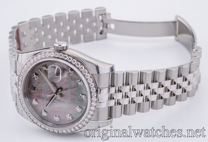 Rolex 116244-dkmdj Datejust 36mm Steel and White Gold - фото 12