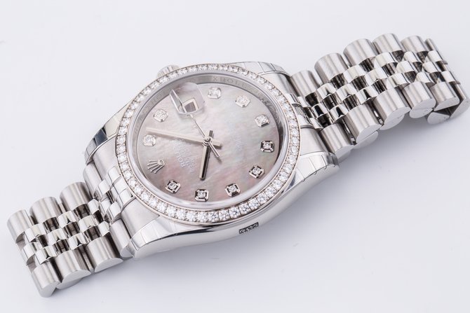 Rolex 116244-dkmdj Datejust 36mm Steel and White Gold - фото 23