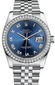 Rolex Datejust 116244-blrj 36mm Steel and White Gold