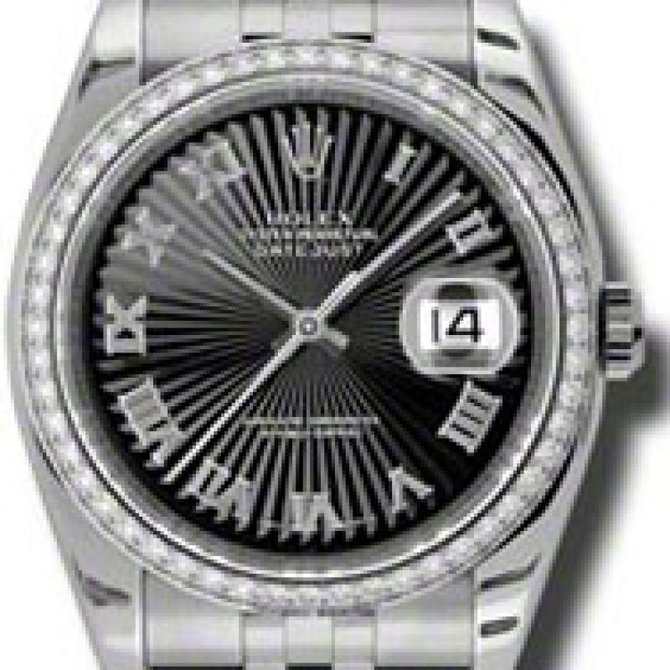Rolex 116244-bksbrj Datejust 36mm Steel and White Gold - фото 3