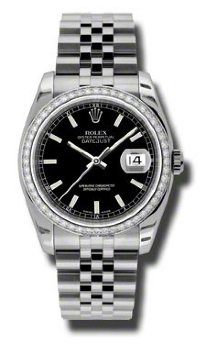 Rolex 116244-bkij Datejust 36mm Steel and White Gold - фото 1