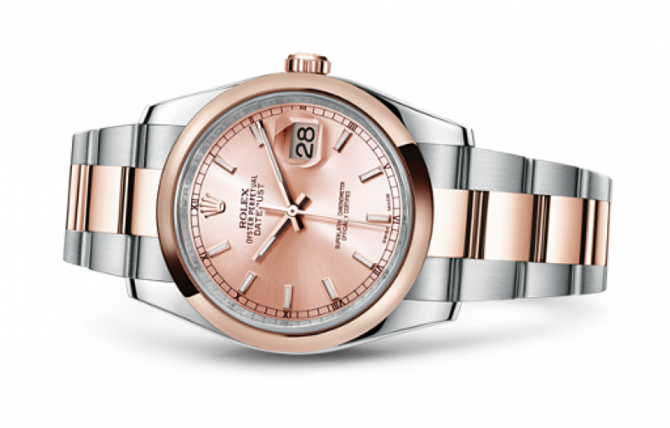 Rolex 116231 chso Datejust 36mm Steel and Everose Gold - фото 2
