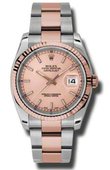 Rolex Datejust 116231 chso 36mm Steel and Everose Gold
