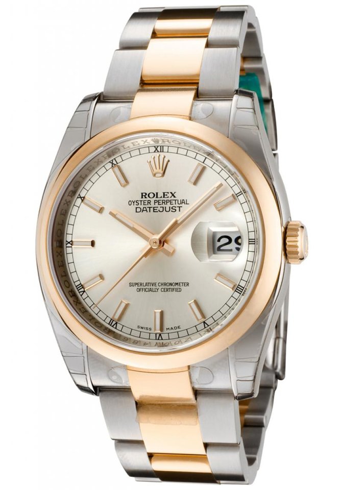 Rolex 116201 sso Datejust 36mm Steel and Everose Gold - фото 1