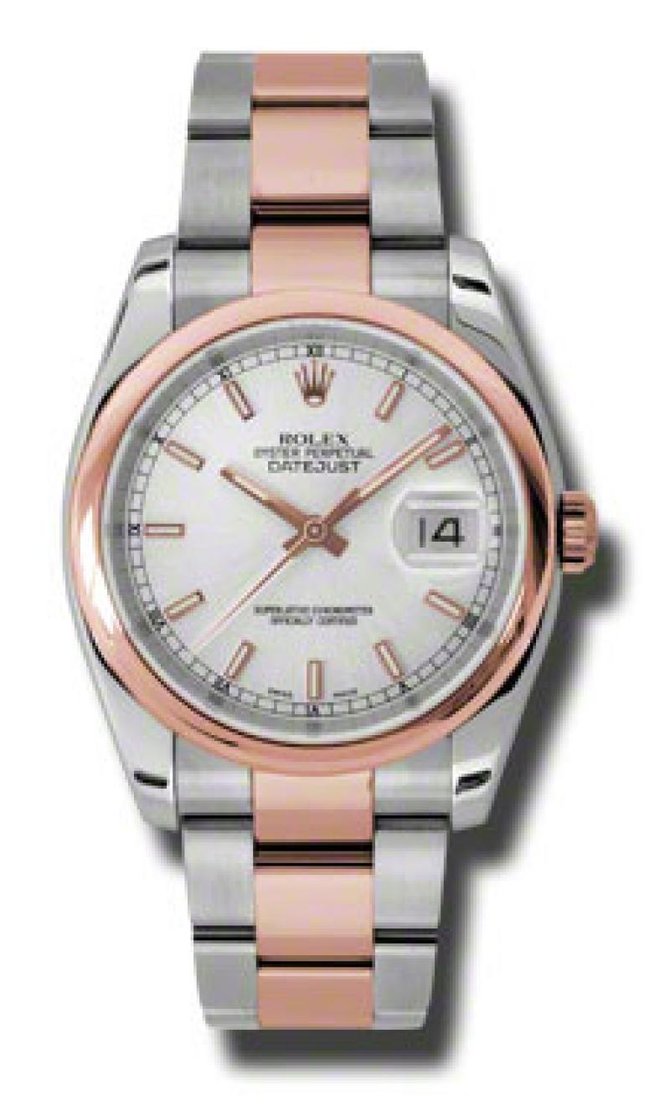 Rolex 116201 sso Datejust 36mm Steel and Everose Gold - фото 2