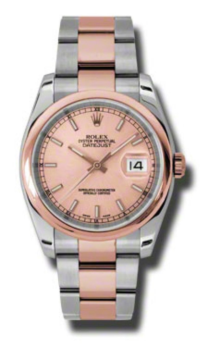 Rolex 116201 chso Datejust 36mm Steel and Everose Gold - фото 3