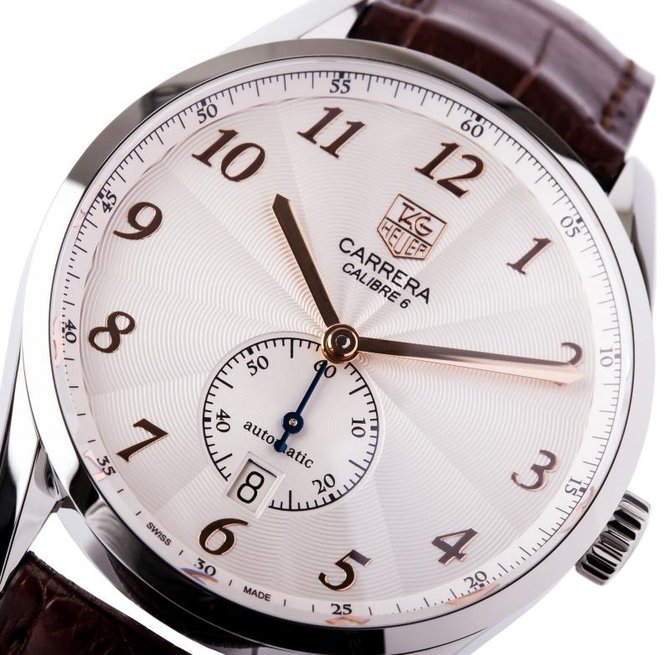 Tag Heuer WAS2112.FC6181 Carrera Calibre 6 Heritage Automatic Watch 39 mm - фото 3
