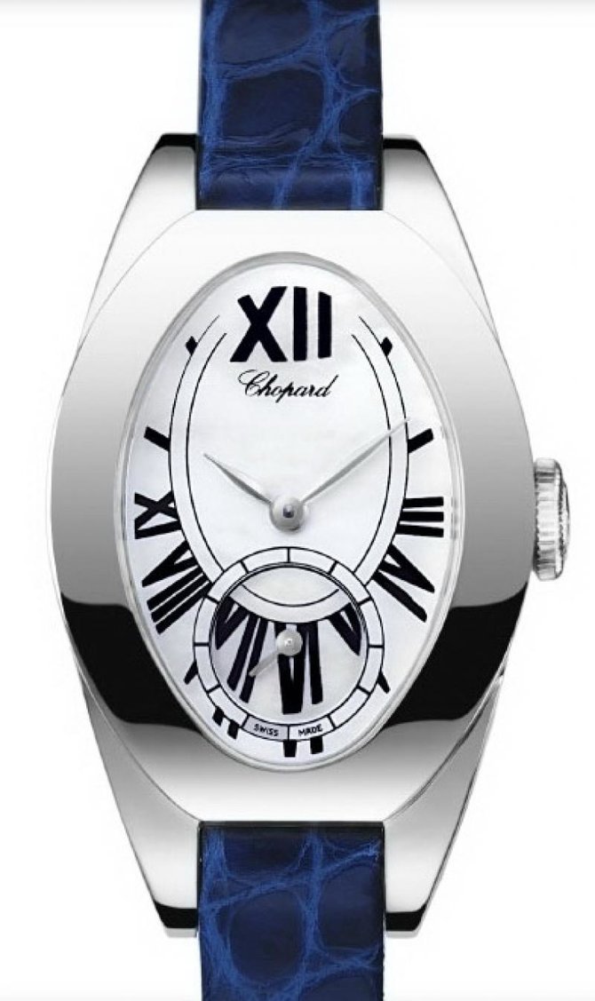 Chopard 127228-1001 Ladies Classic Femme Cat Eye Small Seconds
