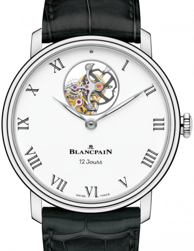Blancpain 66240-3431-55B Villeret Tourbillon Volant Une Minute 12 Jours - фото 1