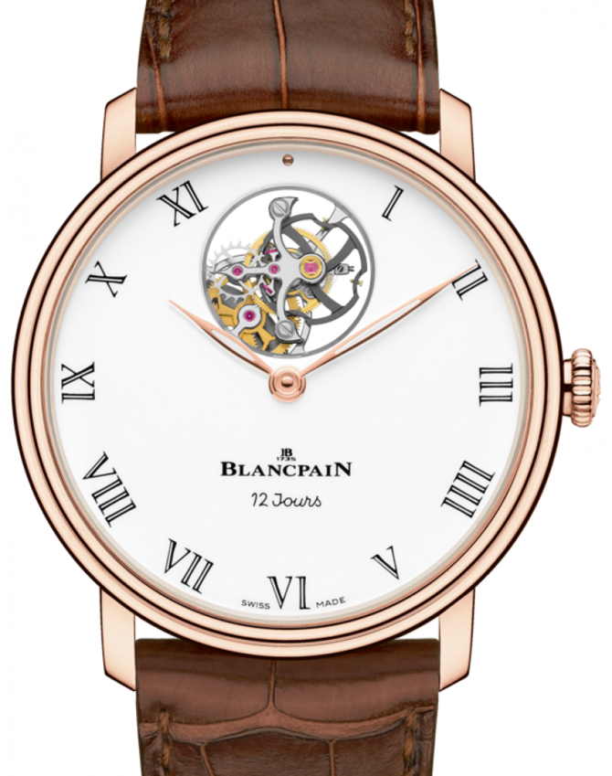 Blancpain 66240-3631-55B Villeret Tourbillon Volant Une Minute 12 Jours - фото 1