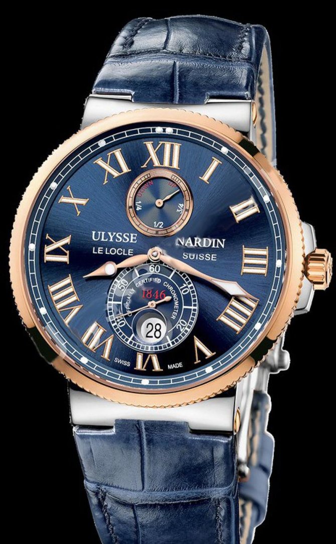 Ulysse Nardin 265-67/43-BQ Marine Manufacture Chronometer Boutique Exclusive Timepiece - фото 2
