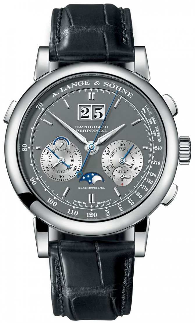 A.Lange and Sohne 410.038 Datograph Perpetual White Gold - фото 1