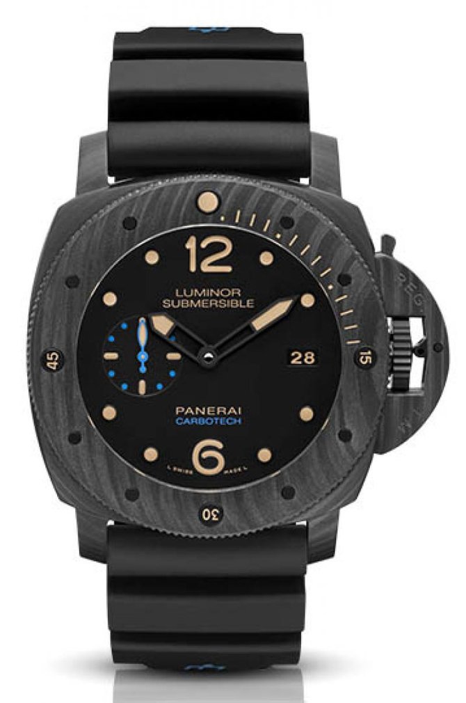 Officine Panerai PAM00616 Luminor Submersible 1950 Carbotech - фото 1