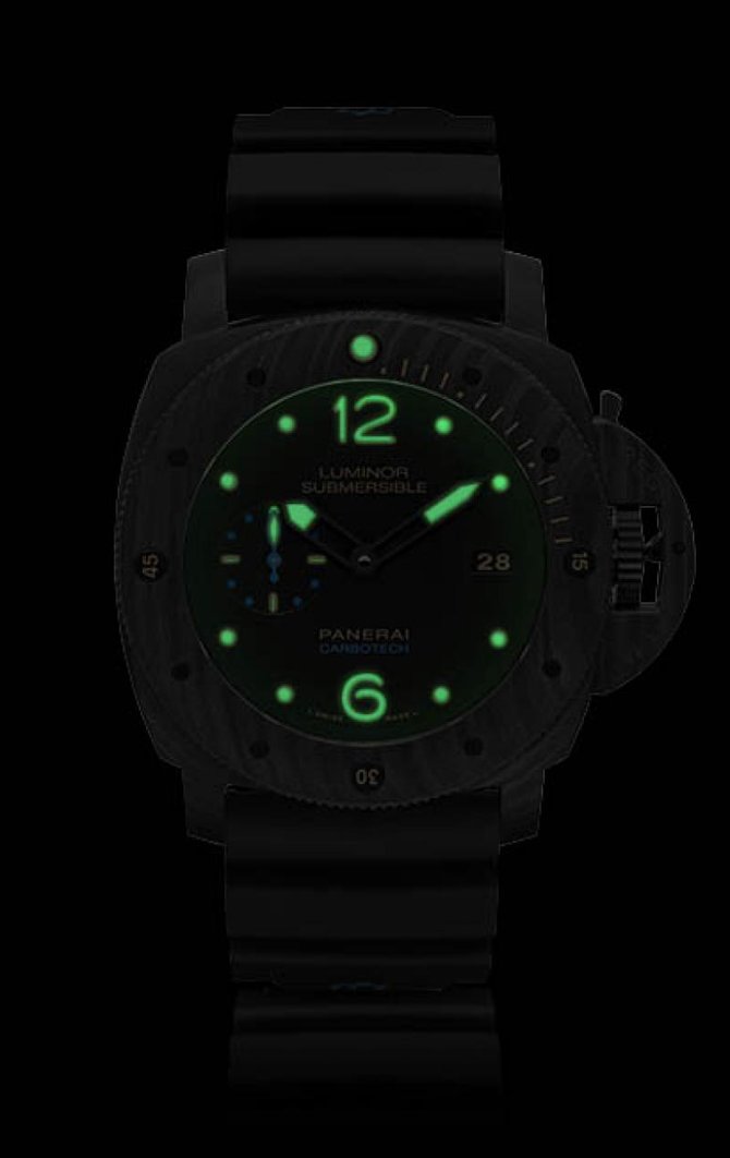 Officine Panerai PAM00616 Luminor Submersible 1950 Carbotech - фото 3