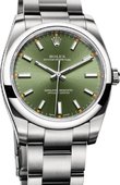 Rolex Oyster Perpetual 114200 green 34 mm Steel