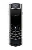 Vertu Телефоны Vertu Signature Platinum Diamond Select Key Black Ceramic Back 2 Time Zones
