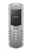 Vertu Телефоны Vertu Signature White Gold Sapphire Keys Grey Alligator Skin