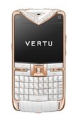 Vertu Телефоны Vertu Constellation Quest Red Gold Diamond White Leather