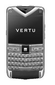 Vertu Constellation Quest Brushed Stainless Steel Black Leather