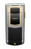 Vertu Телефоны Vertu Constellation Quest Aluminium Yellow Gold Black Ceramic Keys Ayxta Stainless Steel Black Leather