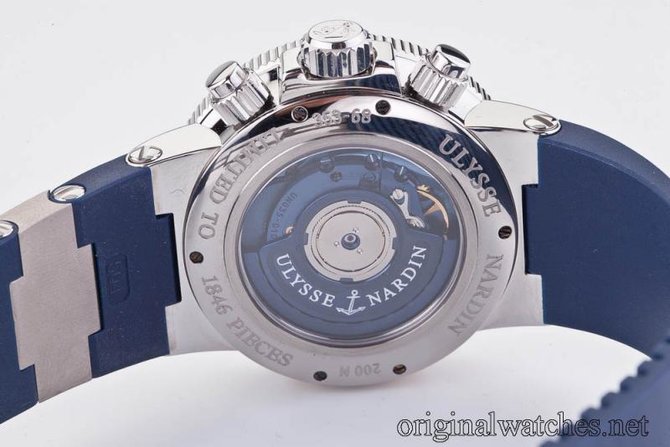 Ulysse Nardin 353-68LE-3 Maxi Marine Chronograph Blue Seal - фото 13
