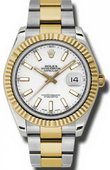 Rolex Datejust 116333 wio Steel and Yellow Gold